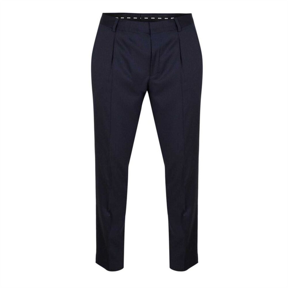 Boss Mens Straight Pants / Dark Blue